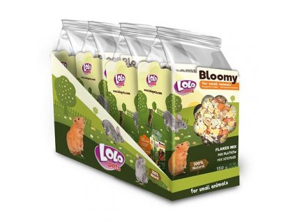 LOLOPets BLOOMY Flockenmischung für Nagetiere 150 g