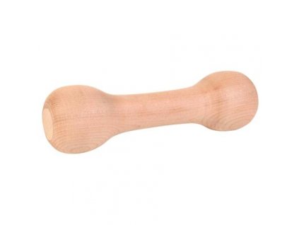 Wooden round retrieve dumbbell