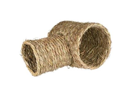 Tunel cu ramură pentru cobai și iepuri 30x25x50 cm - REDUCERE