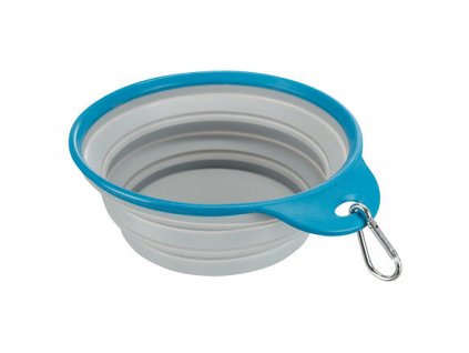Bol din silicon de călătorie cu margine solidă