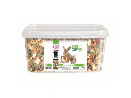 LOLO Foody – Exotischer Mix komplett. Nagerfutter Eimer 1,4 kg
