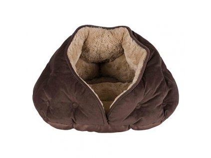 Dog crate MALU 47x27x41 cm brown/light brown