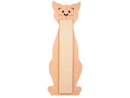 Cat scratching post, natural/beige, 21 x 58 cm