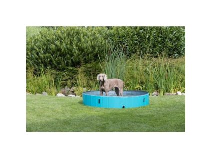 Bazén pro psy, tyrkysová/šedá (Velikost bazénu pro psy ø 120 x 30 cm)