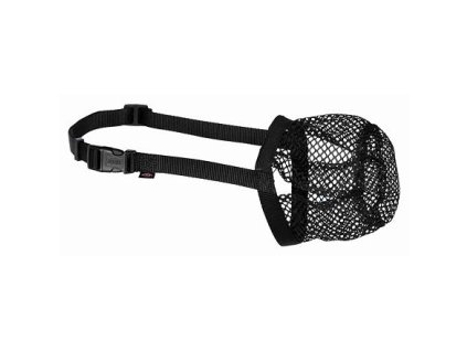 Protective muzzle polyester mesh SM black, 22 cm