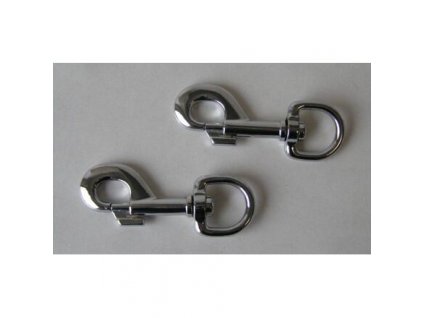 Carabiner with half-round eye