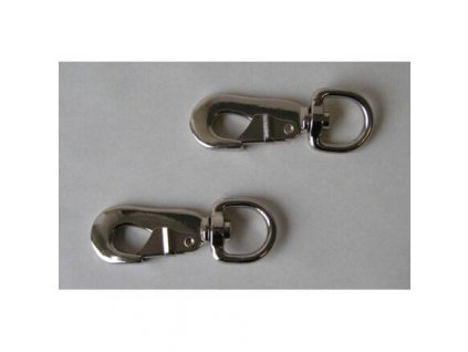 Carabiner with half-round eye 16/75