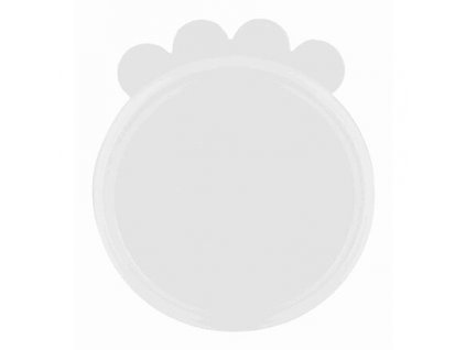 Canning lid, silicone small 7.6 cm/2 pcs transparent