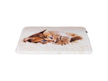 Plush mat TILLY with a kitten, non-slip, 50 x 40 cm