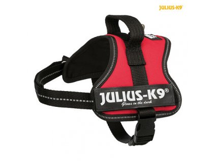 Julius-K9 silový postroj Mini-Mini/XS 40-53 cm/22 mm - červená