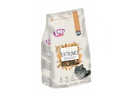 EXTRIMO Alleinfuttermittel für Chinchillas im Druckverschlussbeutel 750 g