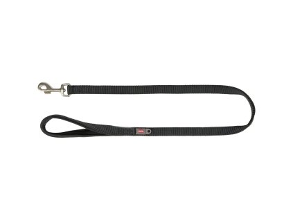 Vodítko PREMIUM s vyplněnou rukojetí - černá (Velikost vodítka PREMIUM XS-S: 1,20 m/15 mm)