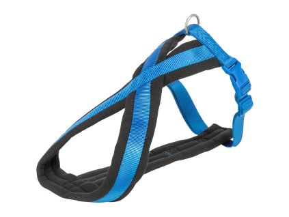 Nylonový postroj PREMIUM podšitý - královská modrá (Velikost postroje PREMIUM XS-S:hruď:30-55cm/15mm)