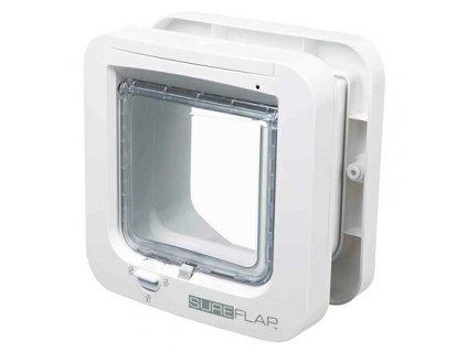 SureFlap 4-cestná dvířka na mikročip 21 x 21 cm - bílé (RP 2,90 Kč)