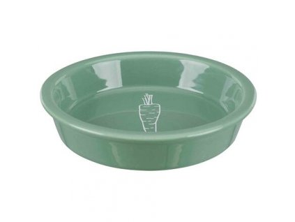 Ceramic bowl with carrot motif for rabbits 200 ml/14 cm
