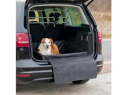 Dog bed for the trunk 60x50 cm black