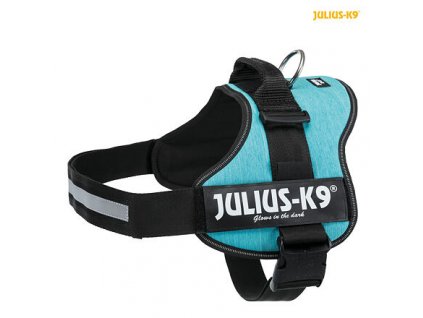 Julius-K9 silový postroj 3/XL 82-118 cm, oceán - DOPRODEJ