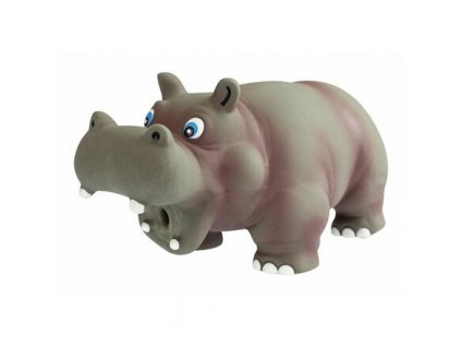 Hippo with real sound, filled latex 17cm HipHop