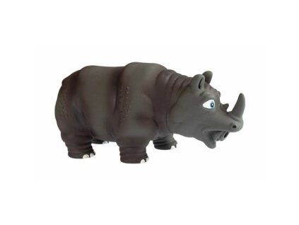Rhinoceros with real sound, filled latex 17.5cm HipHop