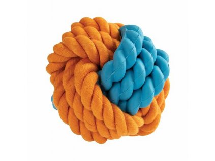 Kombinovaný Monty míč přírodní guma a bavlna 8cm HipHop