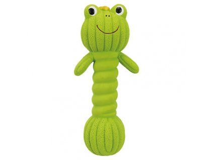 Dumpbell Frog, žaba/činka, latex so zvukom, 18cm