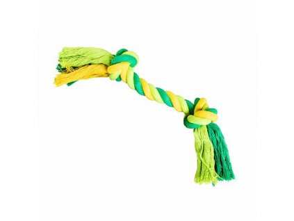 Uzel HipHop bavlněný 2 knoty limetková, zelená (Velikost uzlu Hip Hop 20cm, 55g)