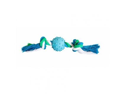 Nod din bumbac HipHop cu minge de cauciuc 6 cm, 30 cm / 210 g verde, albastru, alb