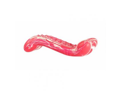 Antibakteriální dentální kost s vůní hovězího steaku HipHop přírodní guma (Velikost dentální kosti 11 cm, pro psy do 12 kg)