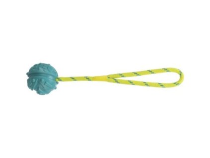 Floating throwing ball on a string