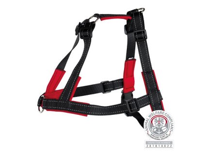 Lead'n'Walk Soft tréninkový postroj - černý (Velikost postroje LEAD-N-WALK SOFT S-M:hruď:45-70cm/25mm)