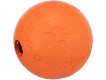 Labyrint-Snacky míč na pamlsky přírodní guma TRIXIE (Velikost labyrint míčku na pamlsky ø 7 cm, barva oranžová)