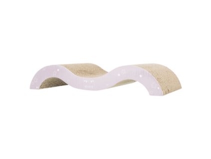 JUNIOR scratching wool cardboard 38 x 7 x 18 cm light lilac/mint