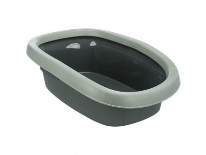 Be Eco toaleta CARLO, s okrajem, antracit/šedozelená (Velikost toalety CARLO 38 x 17 x 58 cm)