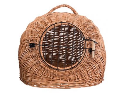 Wicker hutch with metal door 50cm