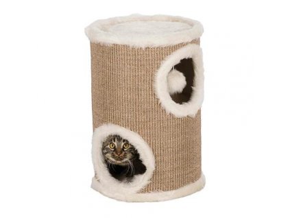 Scratching tower with beds and toy 33/50 cm