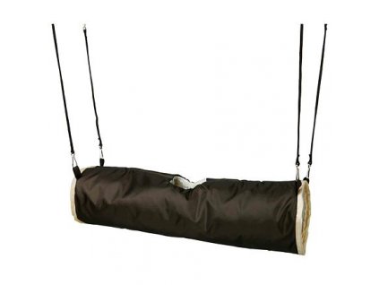 Nylon tunnel with fur for ferrets, hanging in the cage 20x45cm