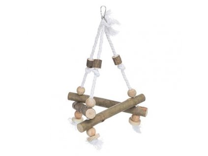 Hängendes Holzdreieck 27x27x27 cm