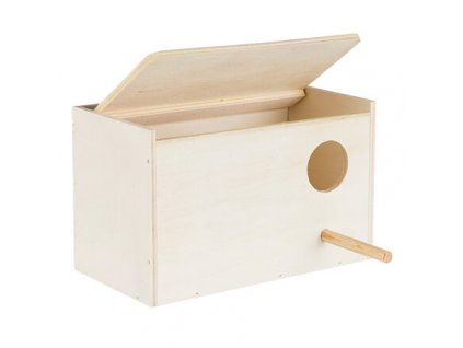 Nesting box for budgies 21x13x12 cm