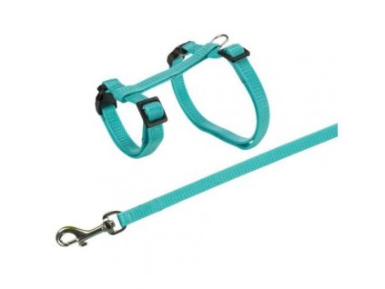 Harness with leash for rabbit, quick release buckles 25-44/1cm 1.25m