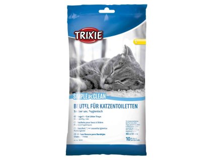 Sáčky pro kočičí WC, 10ks (Velikost sáčků do kočičího WC L: pro WC do 46 x 59 cm)