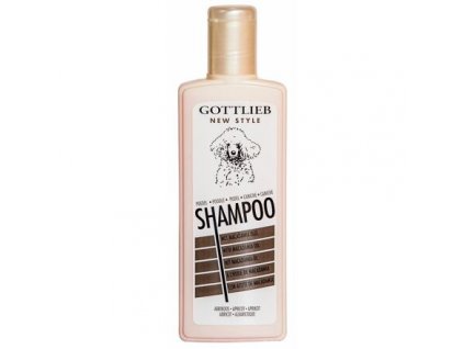 Gottlieb Poodle shampoo 300ml - for poodles apricot with macadamia oil