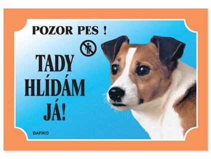 Tabuľka Dafiko jack russel terier