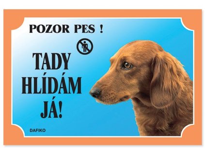 Dafiko long-haired dachshund table