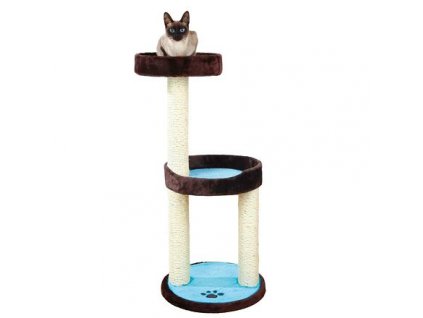 Scratching post LUGO 103 cm, brown/blue