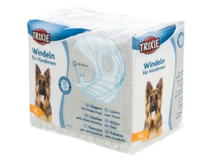 Papírové pleny pro feny (12 ks/bal.) (Velikost papírových plen pro feny XL: 40-58 cm)