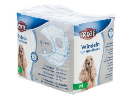 Papírové pleny pro feny (12 ks/bal.) (Velikost papírových plen pro feny M: 32-48 cm)