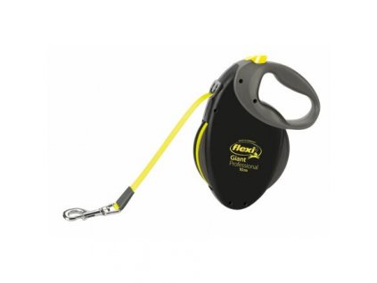 Flexi Giant Neon opasok, čierna/neón žltá