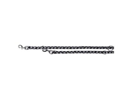 Reflective extension leash S-M 2m/12 mm, - black - SALE