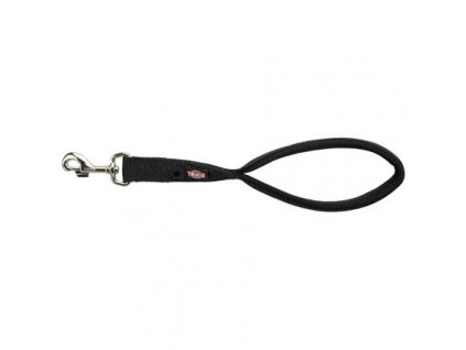 PREMIUM short leash, M-XL: 37 cm/25 mm, black
