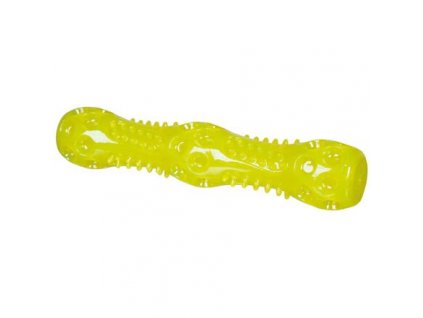 Házecí tyč se zvukem, termoplastická guma (TPR) robustní (Velikost házecí tyče 28 cm, barva limetková)